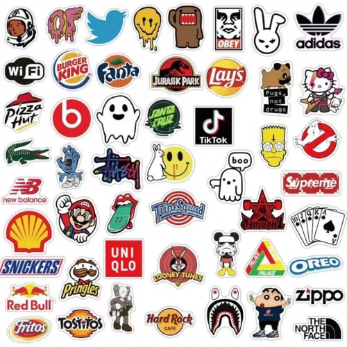 Mini Brands Logo Stickers 95 Plus Pcs